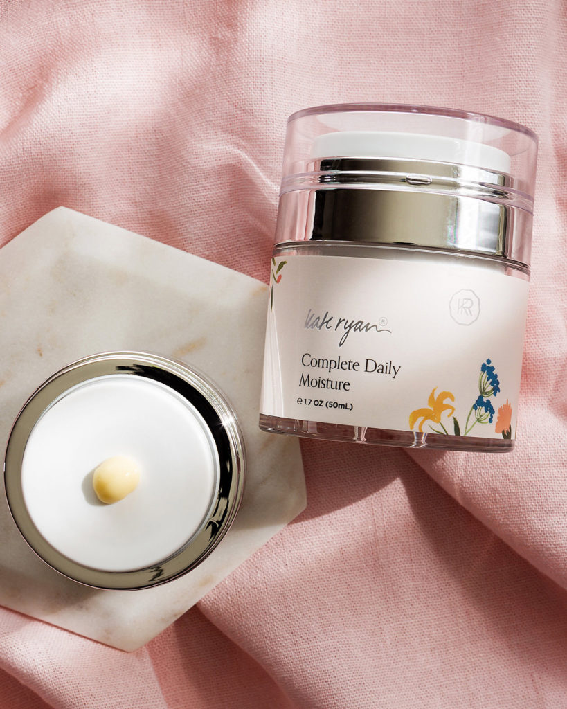 Kate Ryan Skincare - moisturizer product photography.