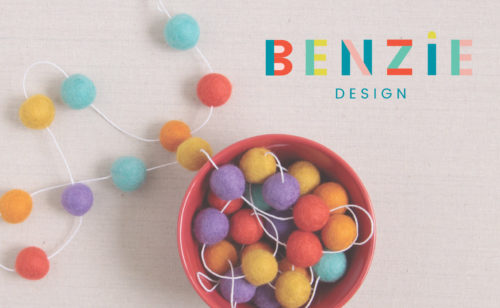 Benzie Design - Shopify website design for craft and felt supplies store.